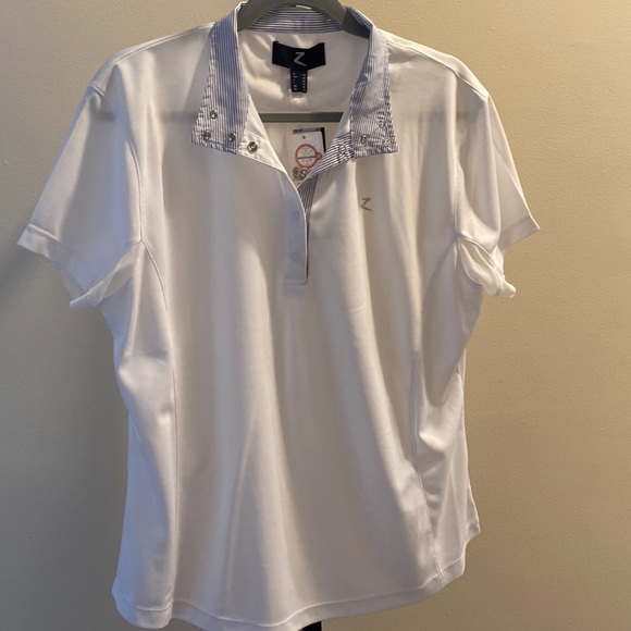 *NWT* Horze Blaire Short Sleeve Show Shirt - Picture 1 of 4